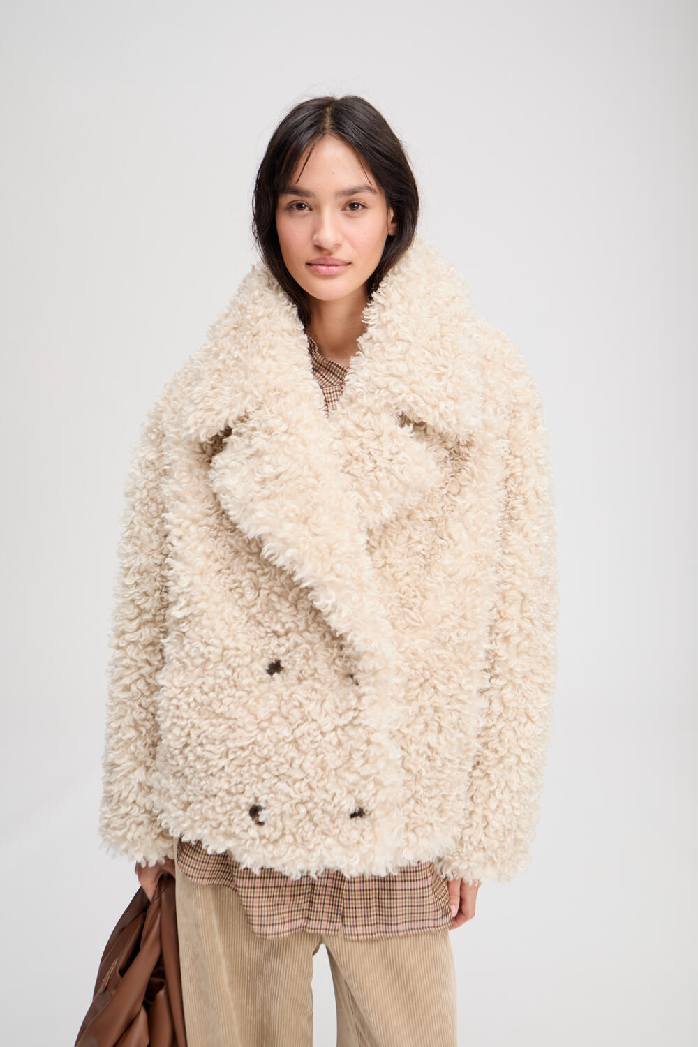 Lestine teddyjakke - Kit